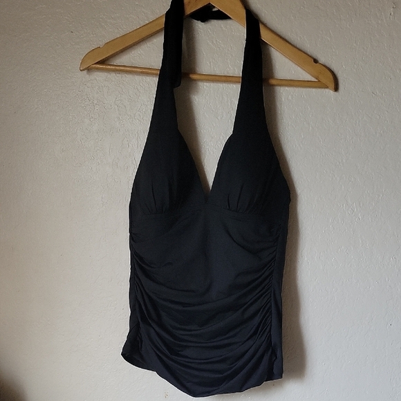 La Blanca Elegant Black Top Size 4 - Picture 3 of 7